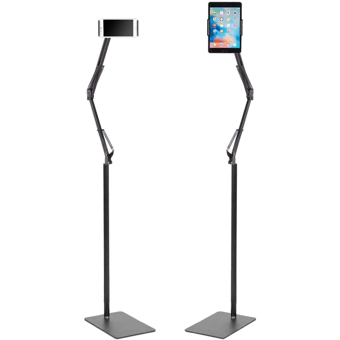 1.35M Adjustable Long Arm Floor Stand for Phone Tablet