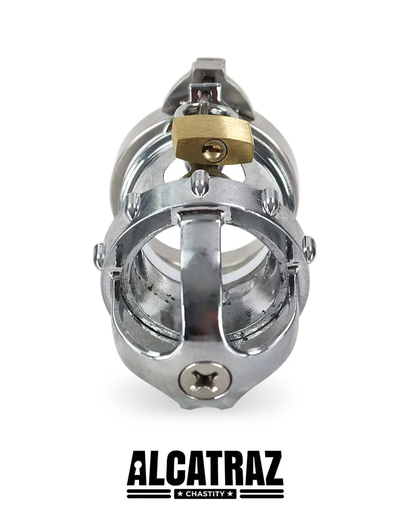 2351AR      Fort Knox Locking Heavy Metal Chastity with Removable Urethral Sound