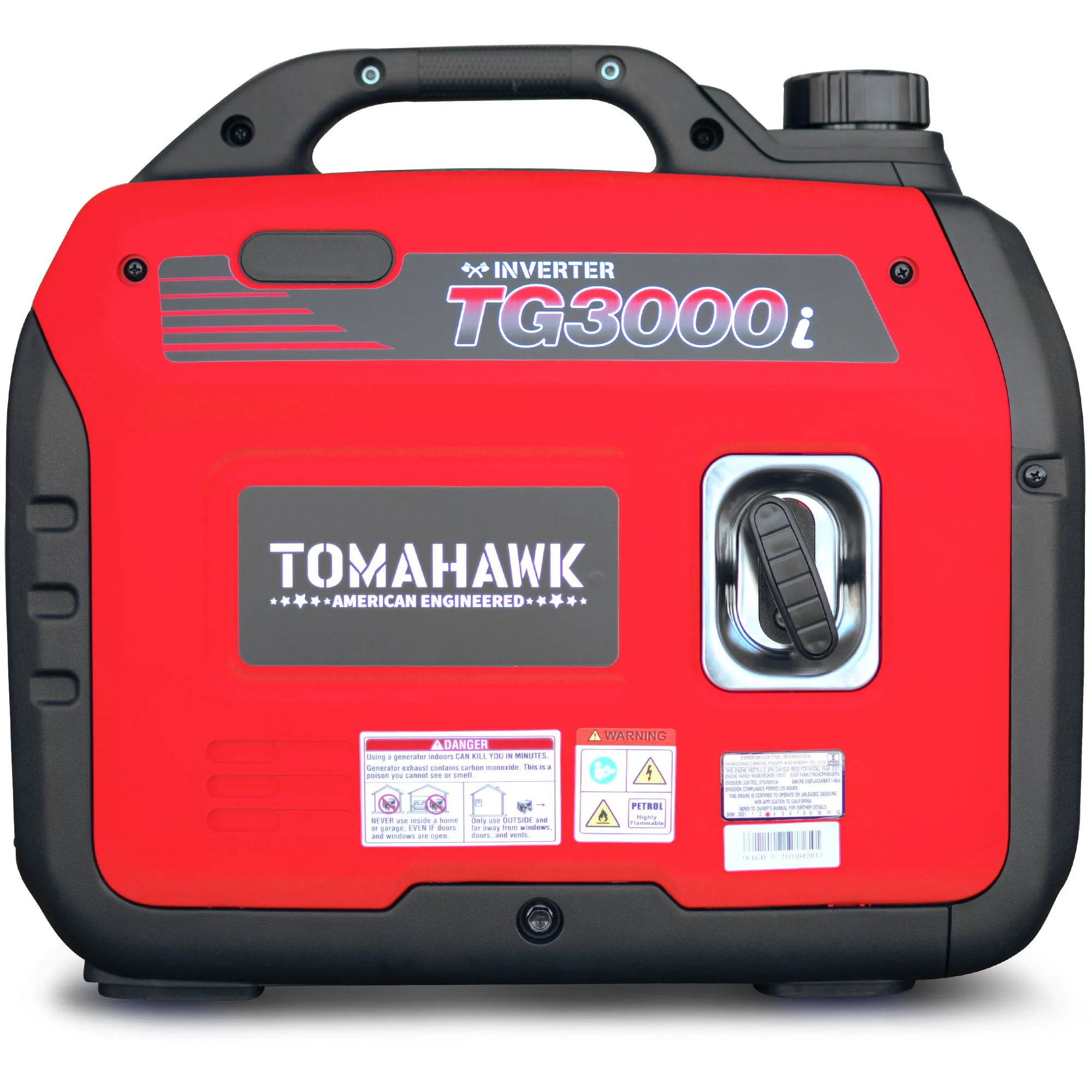 3000 Watt Inverter Generator Super Quiet Portable Gas Power Professional Use