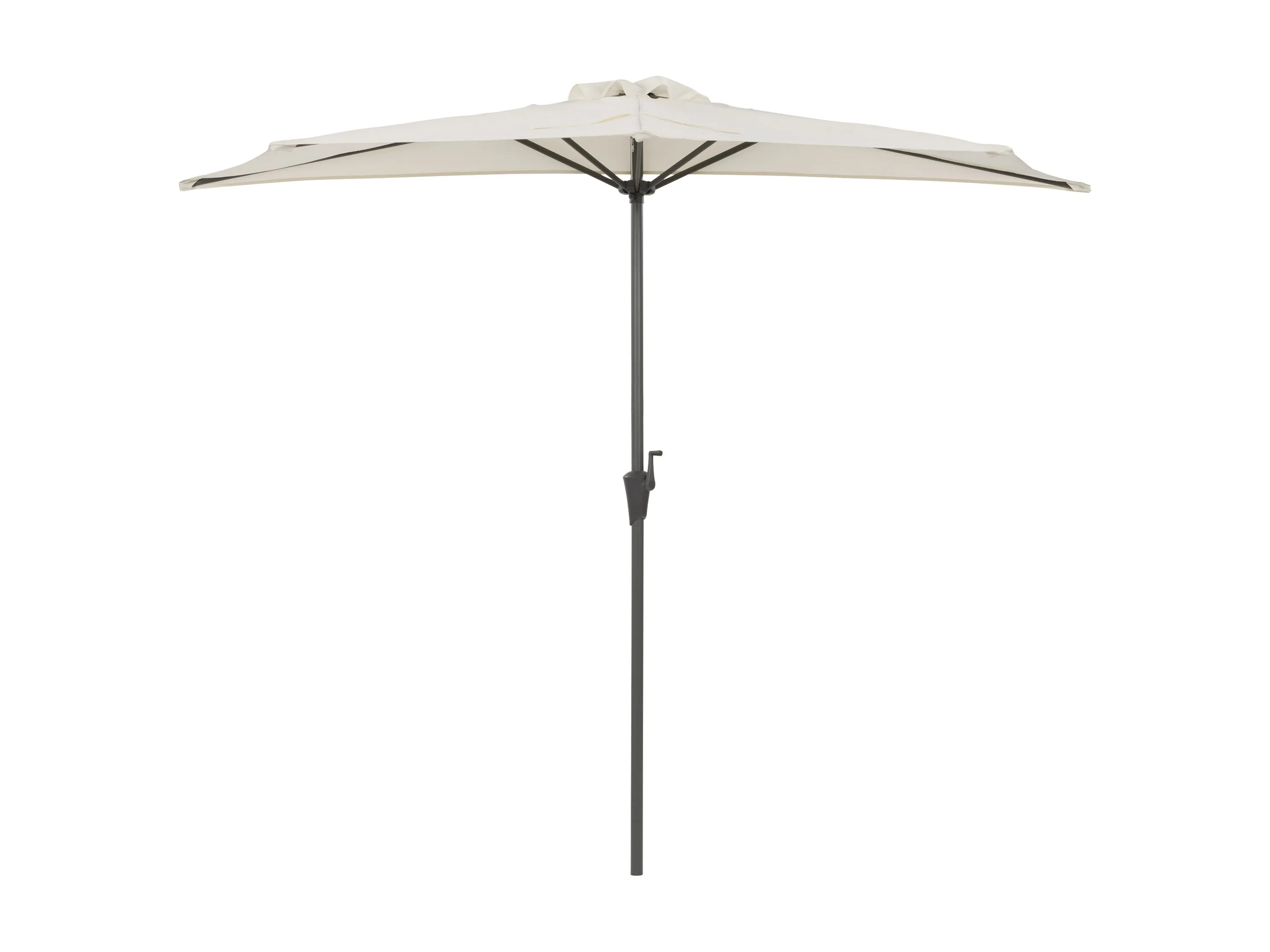 8.5ft Off White Half Umbrella