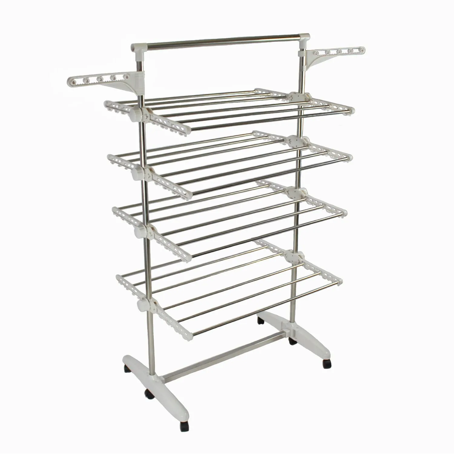 Adjustable 4 Tier Eco-Friendly Laundry Drying Rack - GOMINIMO