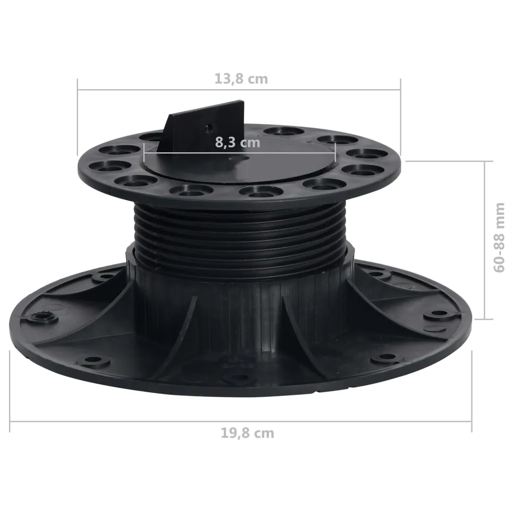 Adjustable Feet for Decking 10 pcs 60-88 mm