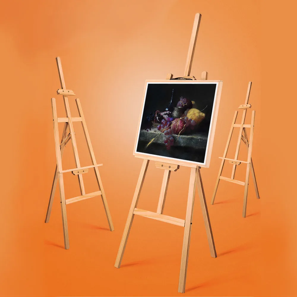 Adjustable Solid Pine Wood Easel 175CM | Artist Tripod Stand