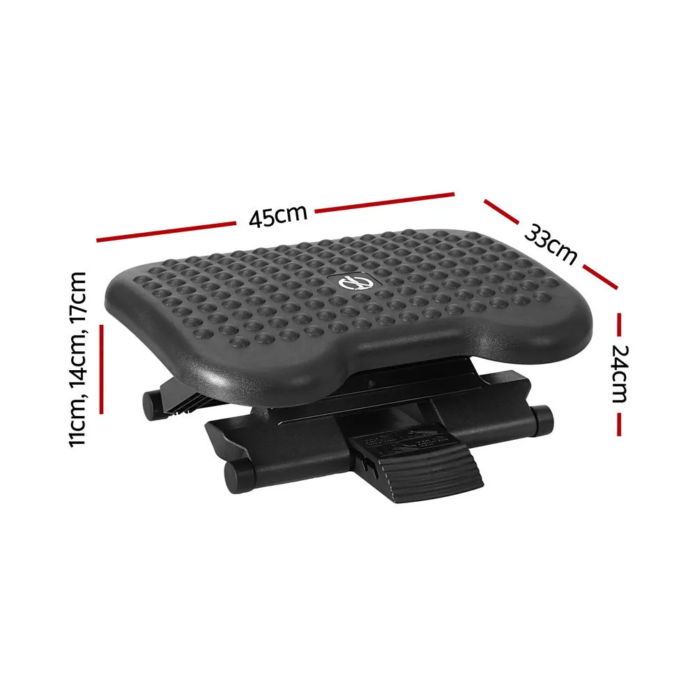 Adjustable Tilt Footrest with Massage Surface - Artiss