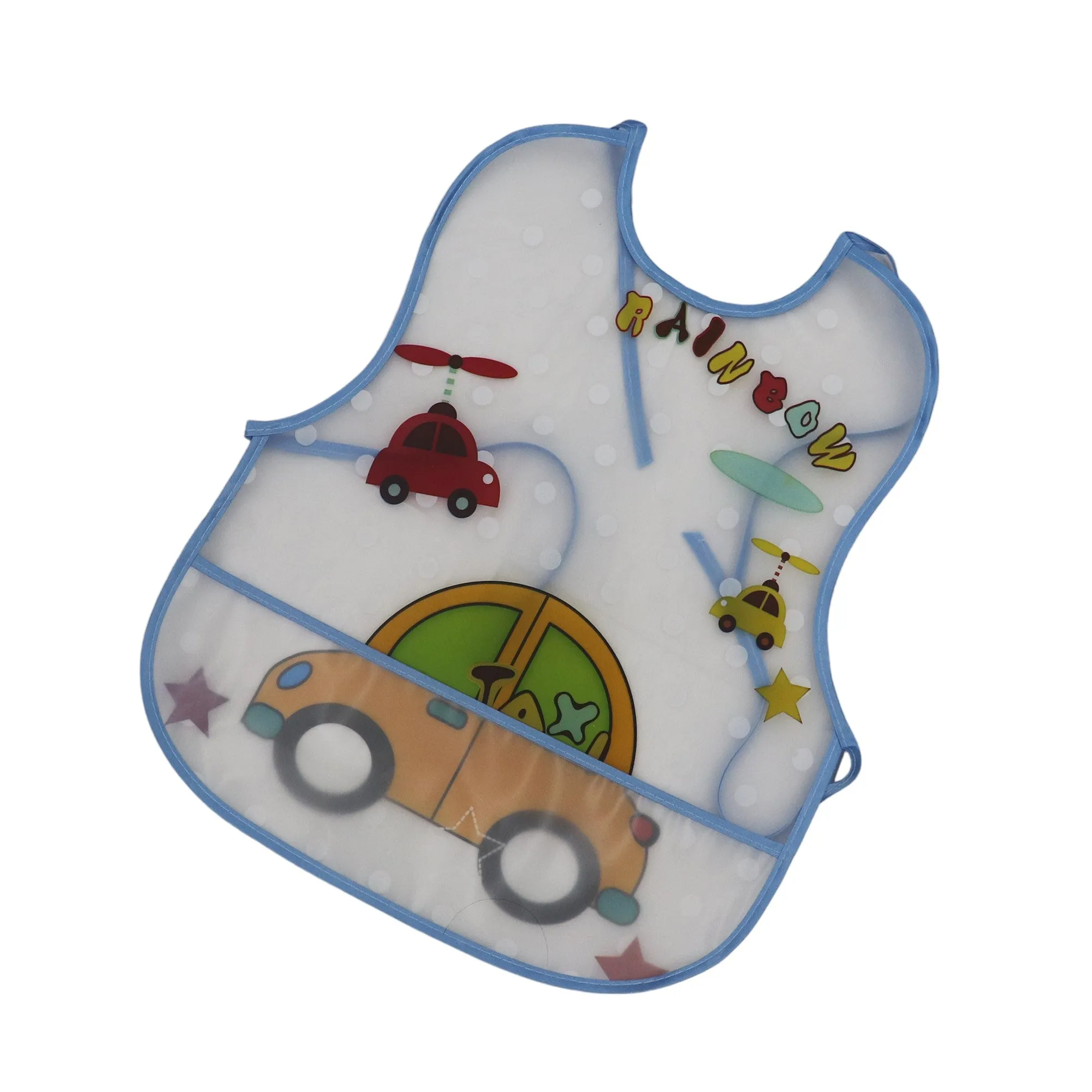 Car Plastic Feeding Baby Bibs