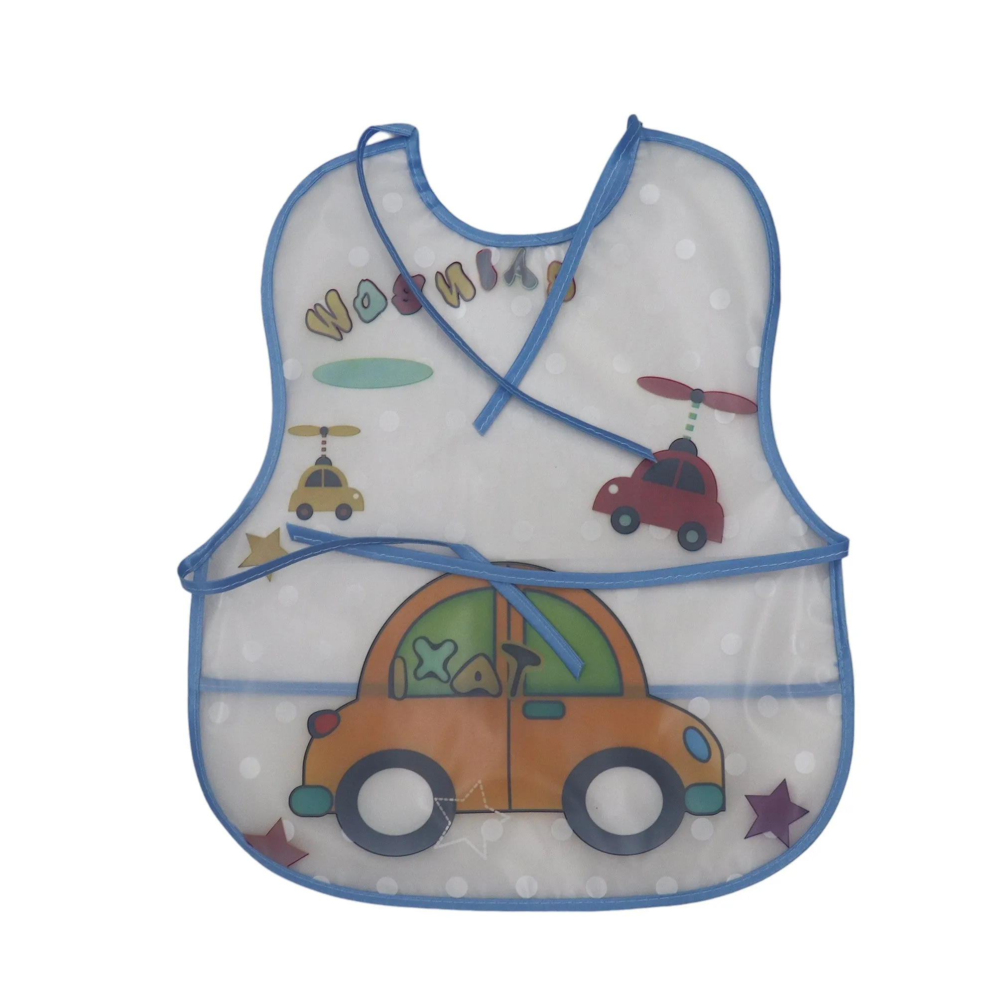 Car Plastic Feeding Baby Bibs