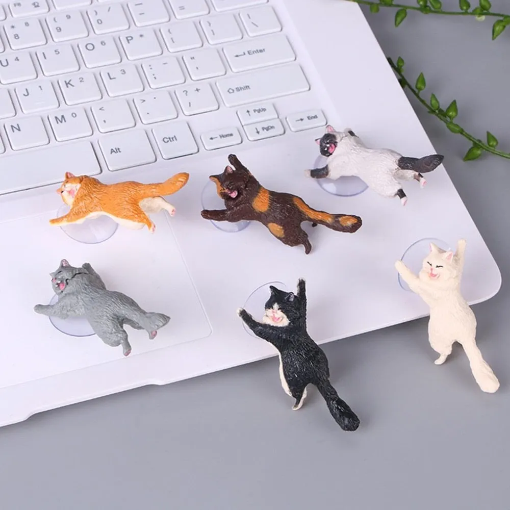 Cat Support Resin Mobile Phone Holder Stand