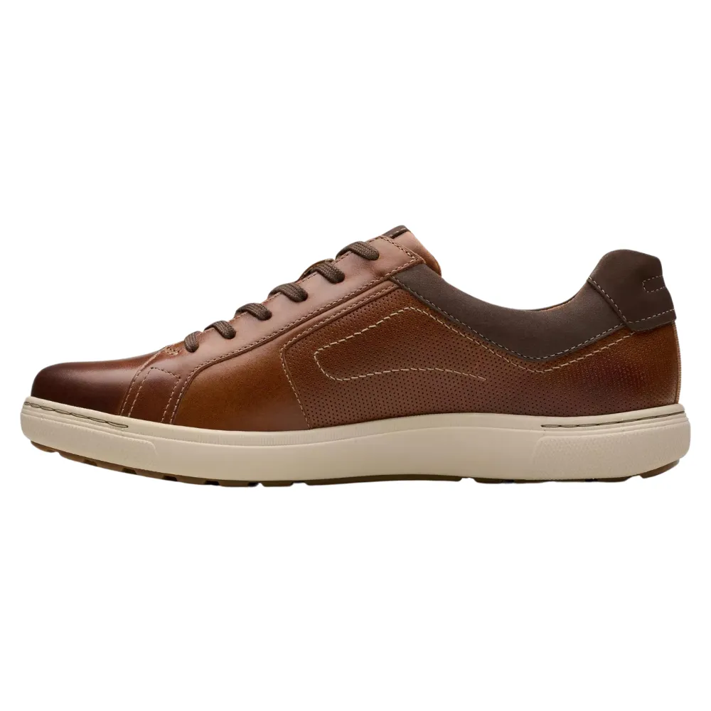 Clarks Mapstone Lace Tan Leather Shoe (Men's)