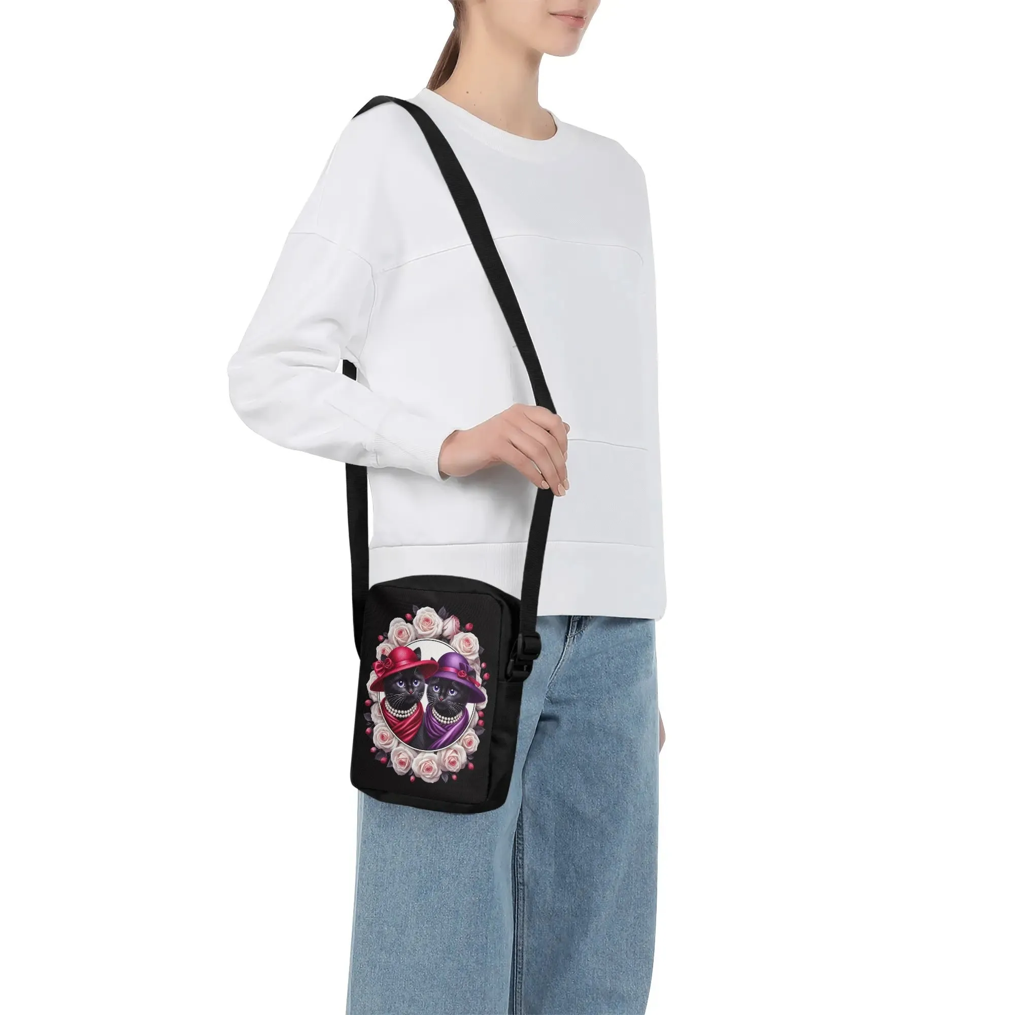 Classy Cats Crossbody Bag