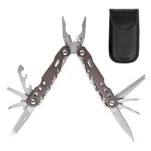 Compact 12-in-1 Pliers Multi-tool for Home and Outdoor