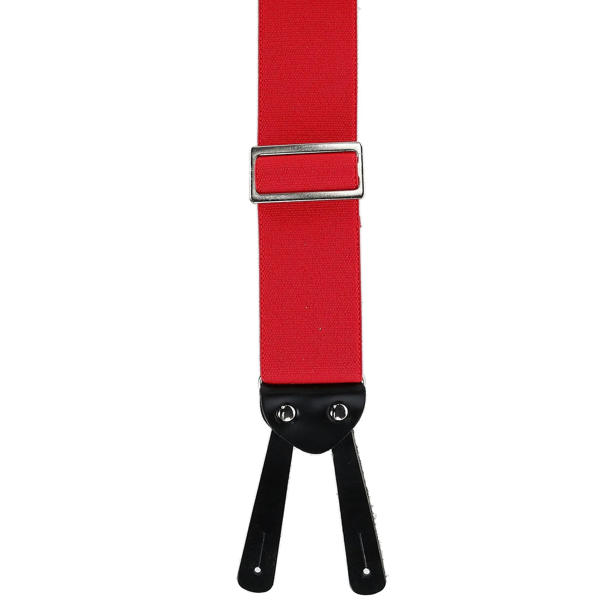 CTM® Men's Elastic Button-End 2 Inch Fireman Suspenders