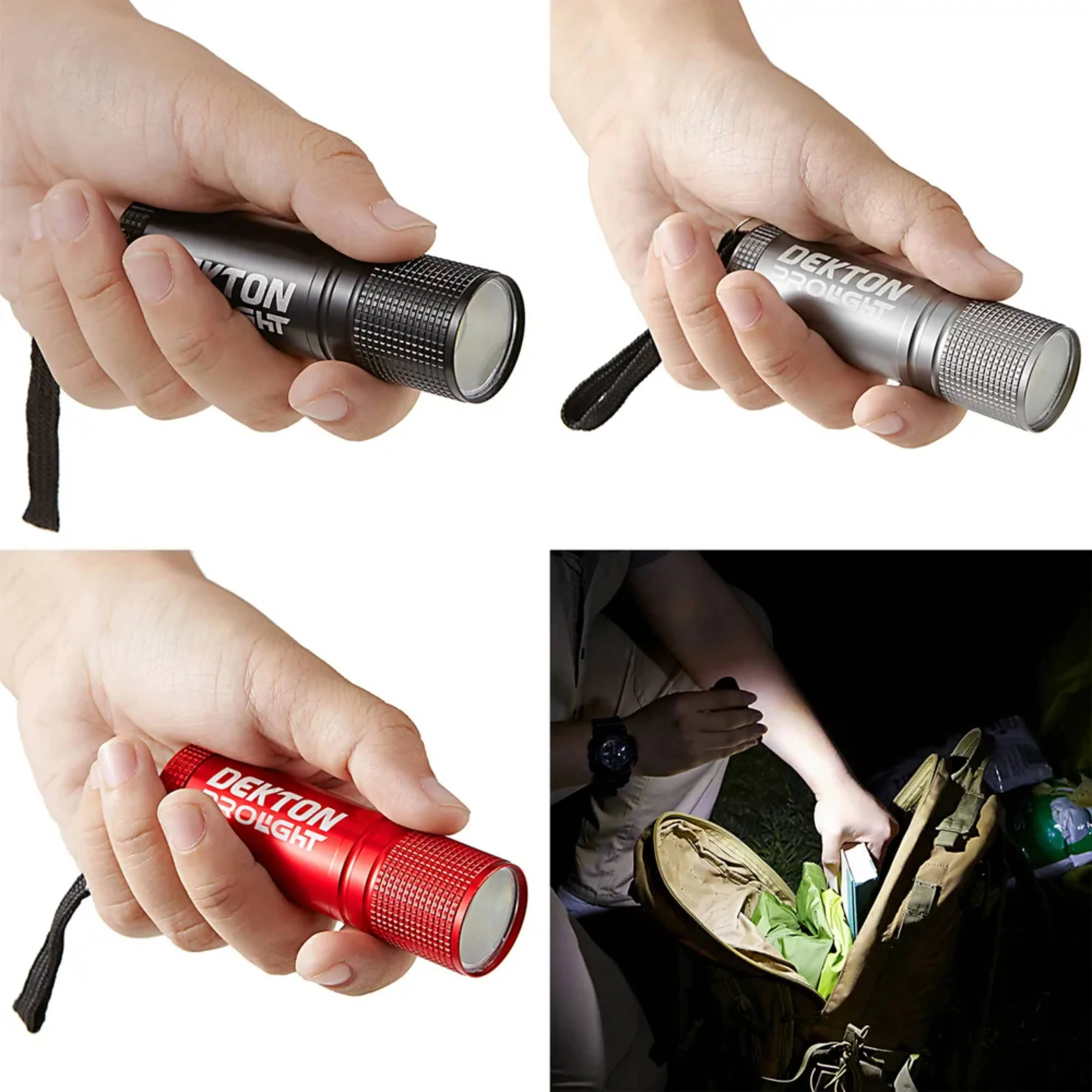 DEKTON PRO LIGHT XF35 Tracker Flashlight - 35 Lumens / 50m Distance