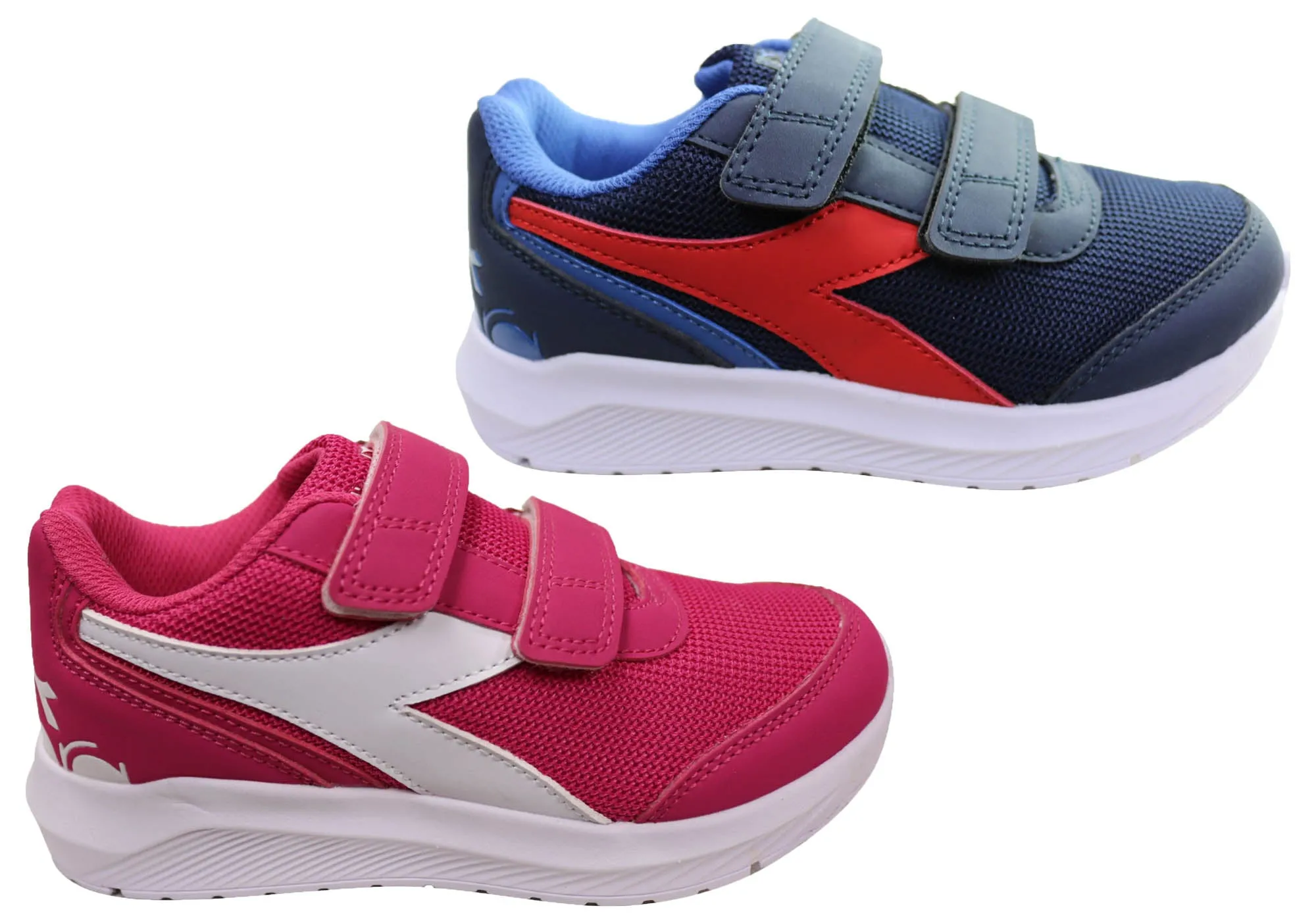 Diadora Falcon Jnr V Kids Comfortable Adjustable Strap Athletic Shoes