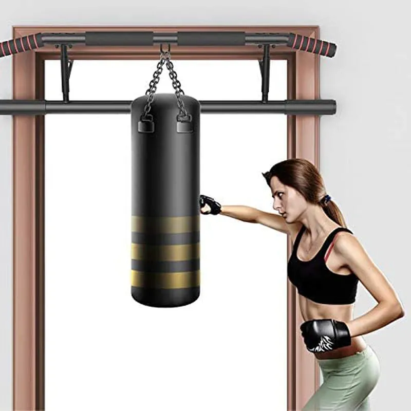 Fitheaven Pull Up Bar for Doorway no Screw Doorway Pull up bar overdoor Pullupbar Wide Grip Pull-up bar Home Gym