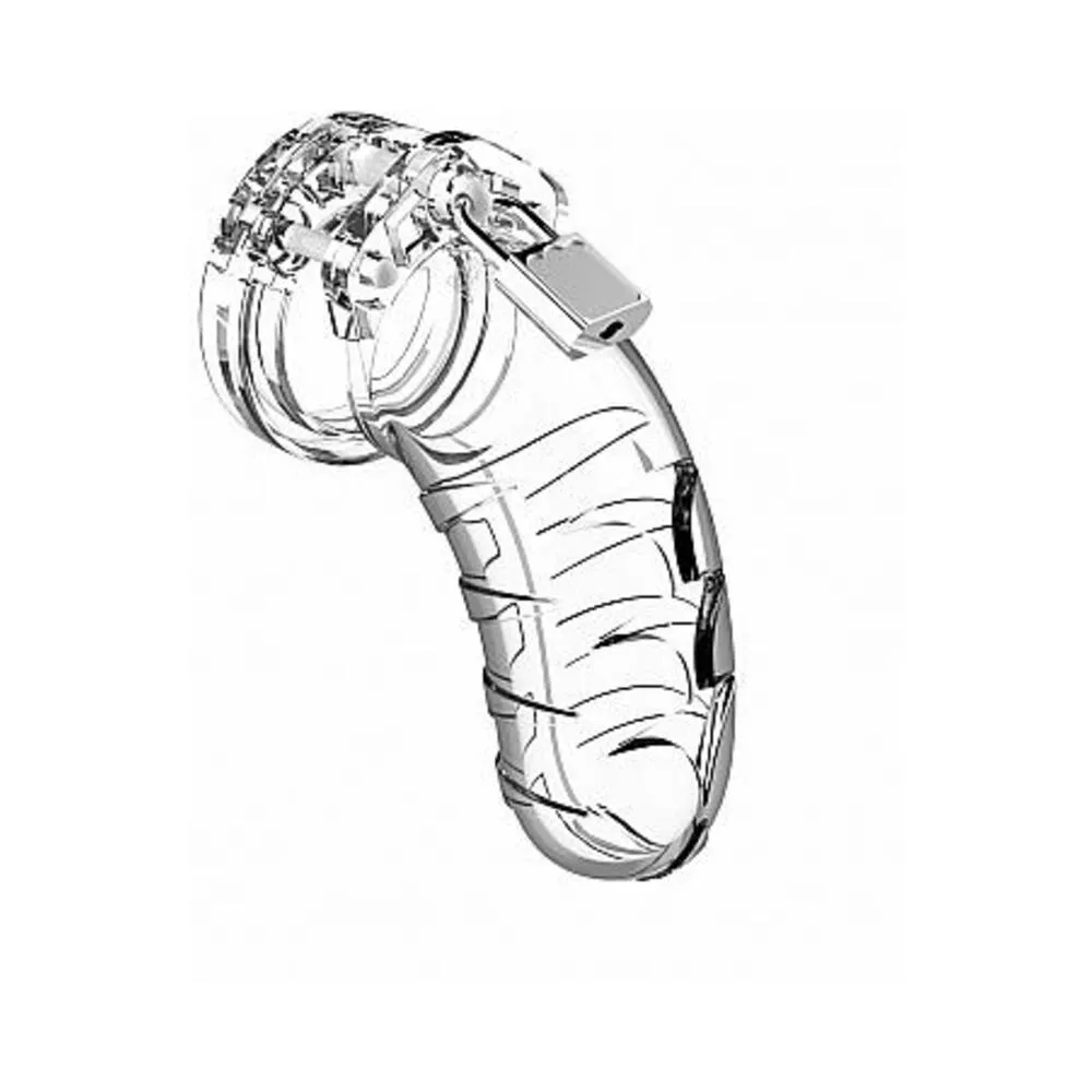 Mancage Chastity 4.5 inches Cock Cage Model 4 Clear