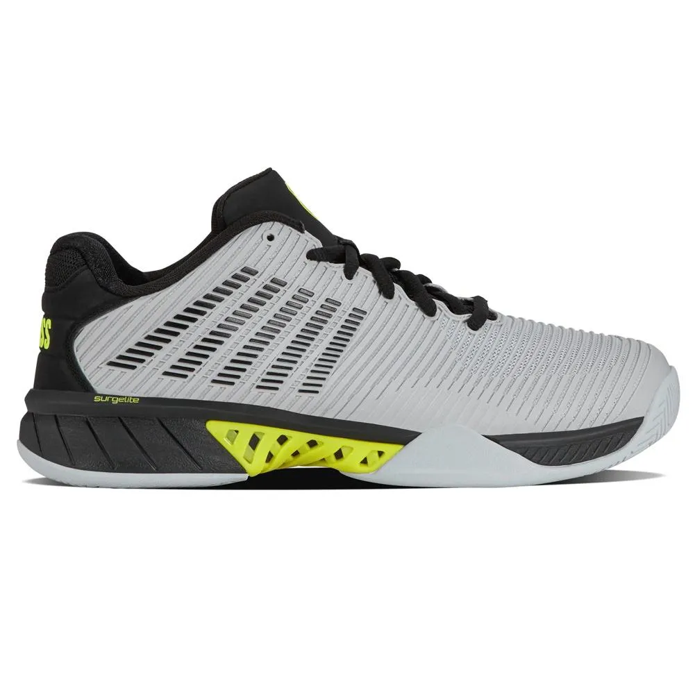 Men`s Hypercourt Express 2 Tennis Shoes Micro Chip and Black