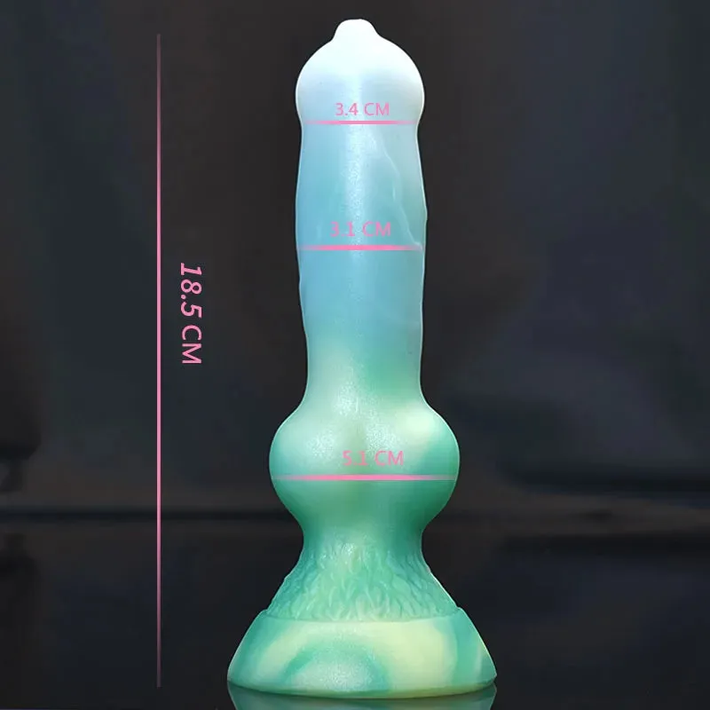 Monster Dildos Butt Plug - Exotic Realistic Dog Dildo Silicone Anal Toys for Men Women