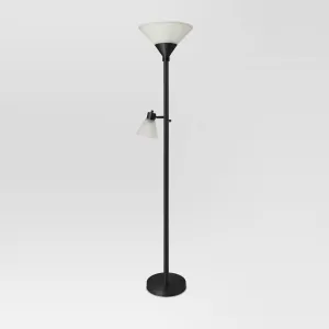 Mother Daughter Floor Lamp Includes LED Bulb Black Threshold