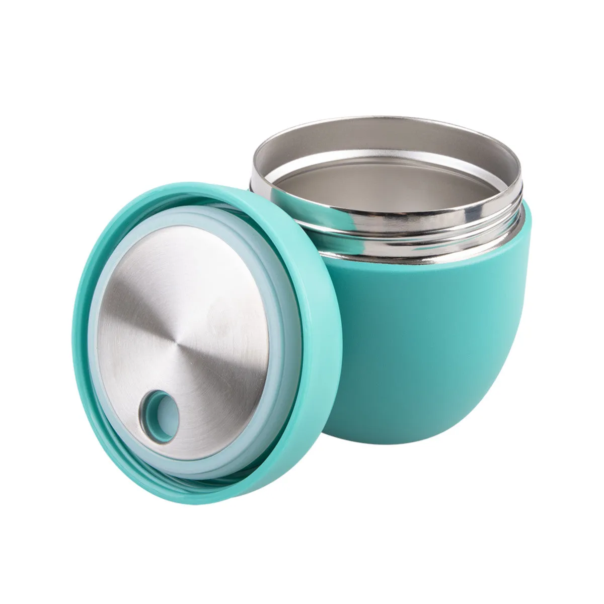 Oasis Double Wall Insulated Food Pod Turquoise 470ml