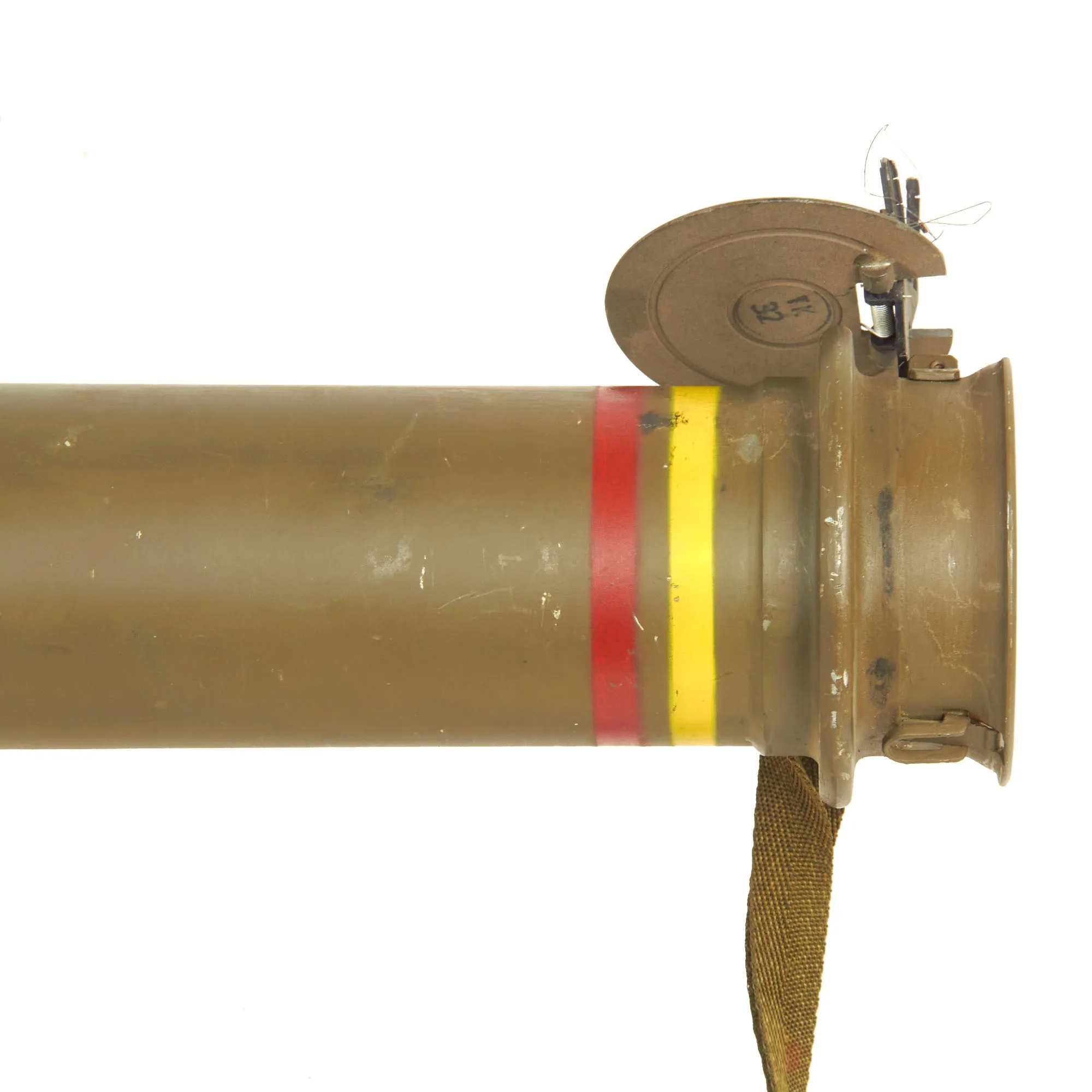 Original 21st Century Czech Republic Inert 68mm RPG-75-TB Disposable Single-Shot Anti-Tank Weapon Complete With Wax Earplugs - Dated 2010