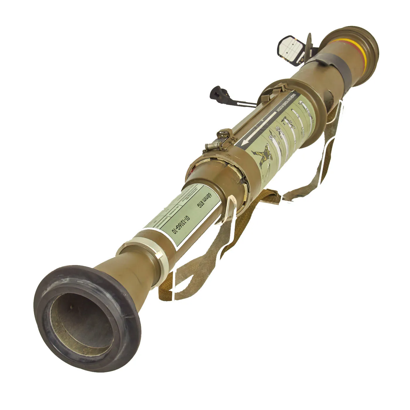 Original 21st Century Czech Republic Inert 68mm RPG-75-TB Disposable Single-Shot Anti-Tank Weapon - Dated 2010