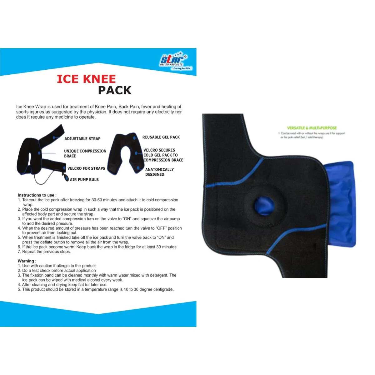 Ortho Hot & Cold Knee Pack