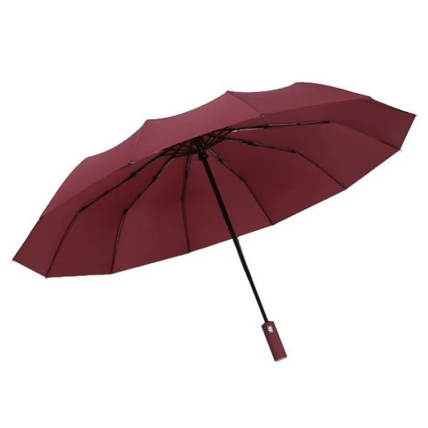 Red Automatic Rain Umbrella