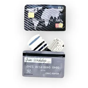 Repair Stash Card: Credit Card Size Waterproof EDC Wallet Pouch