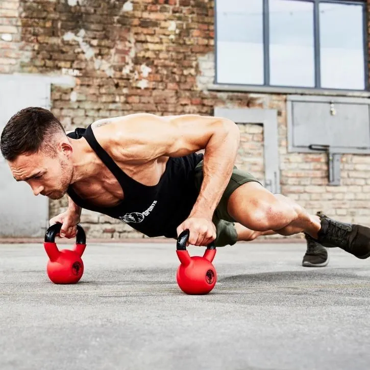 Rubber Coated Kettlebell 22KG