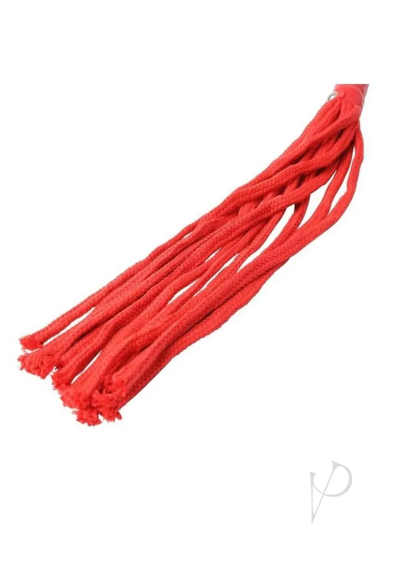 Sandm Red Rope Flogger