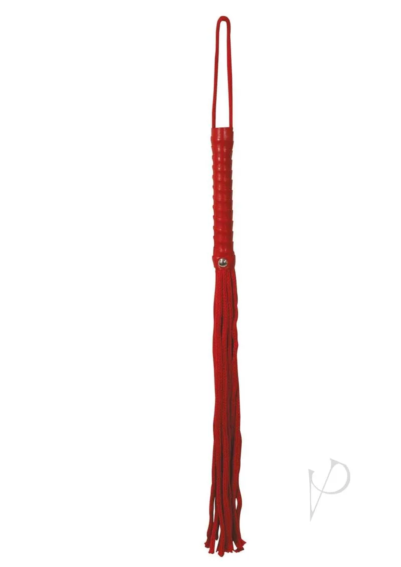 Sandm Red Rope Flogger