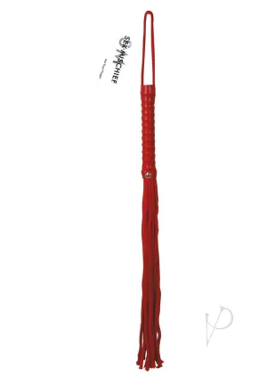 Sandm Red Rope Flogger