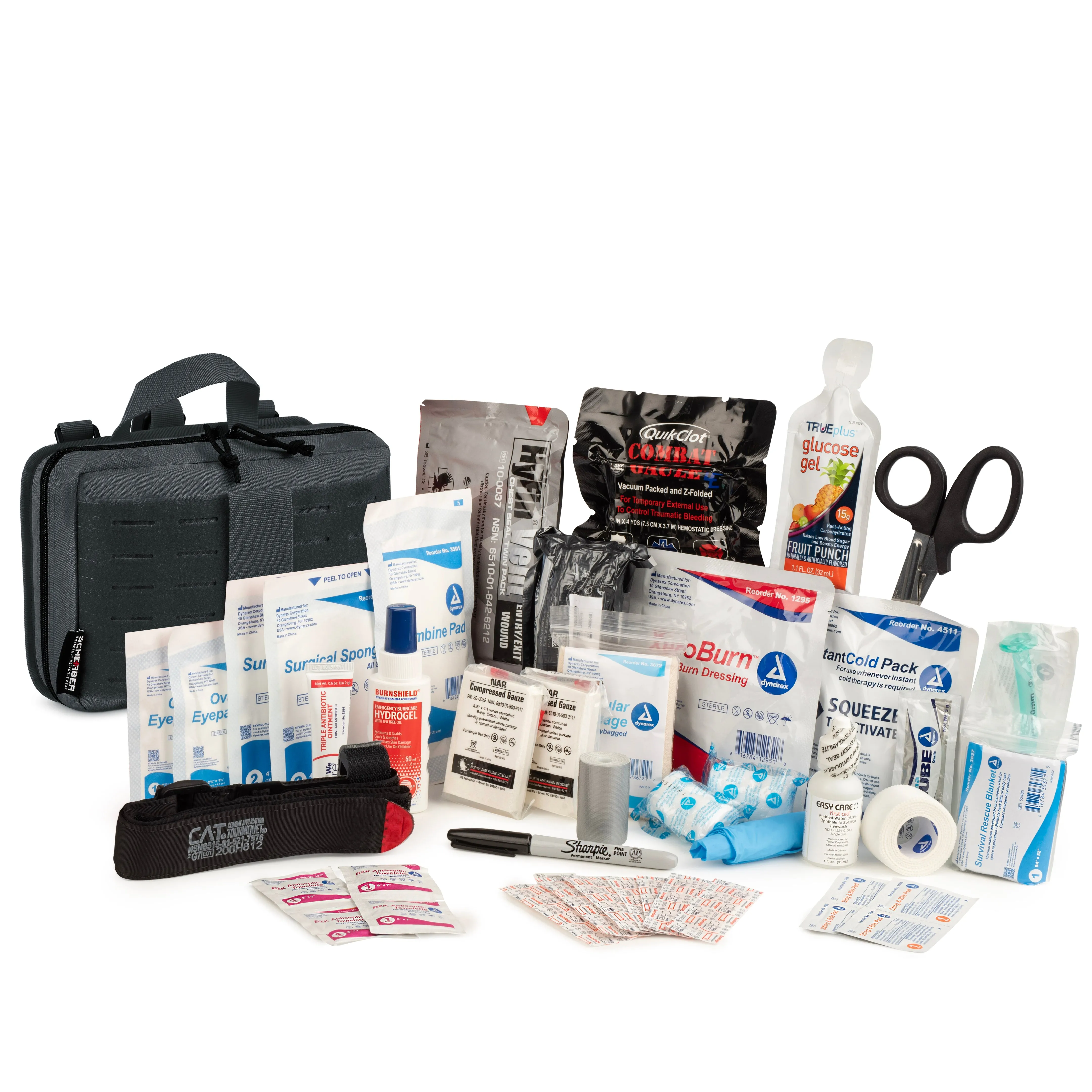 Scherber Vehicle IFAK Emergency Trauma Kit | 95  Medical Supplies | Ultimate