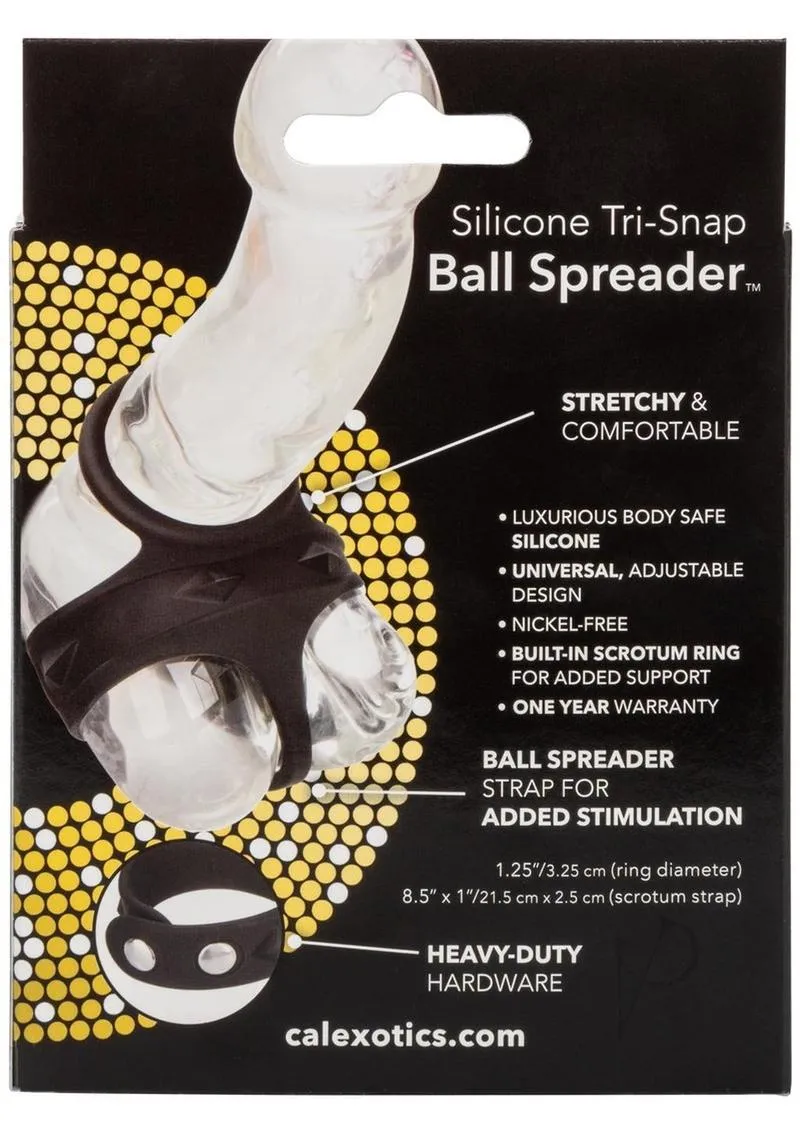 Silicone Tri Snap Scrotum Ball Spreader