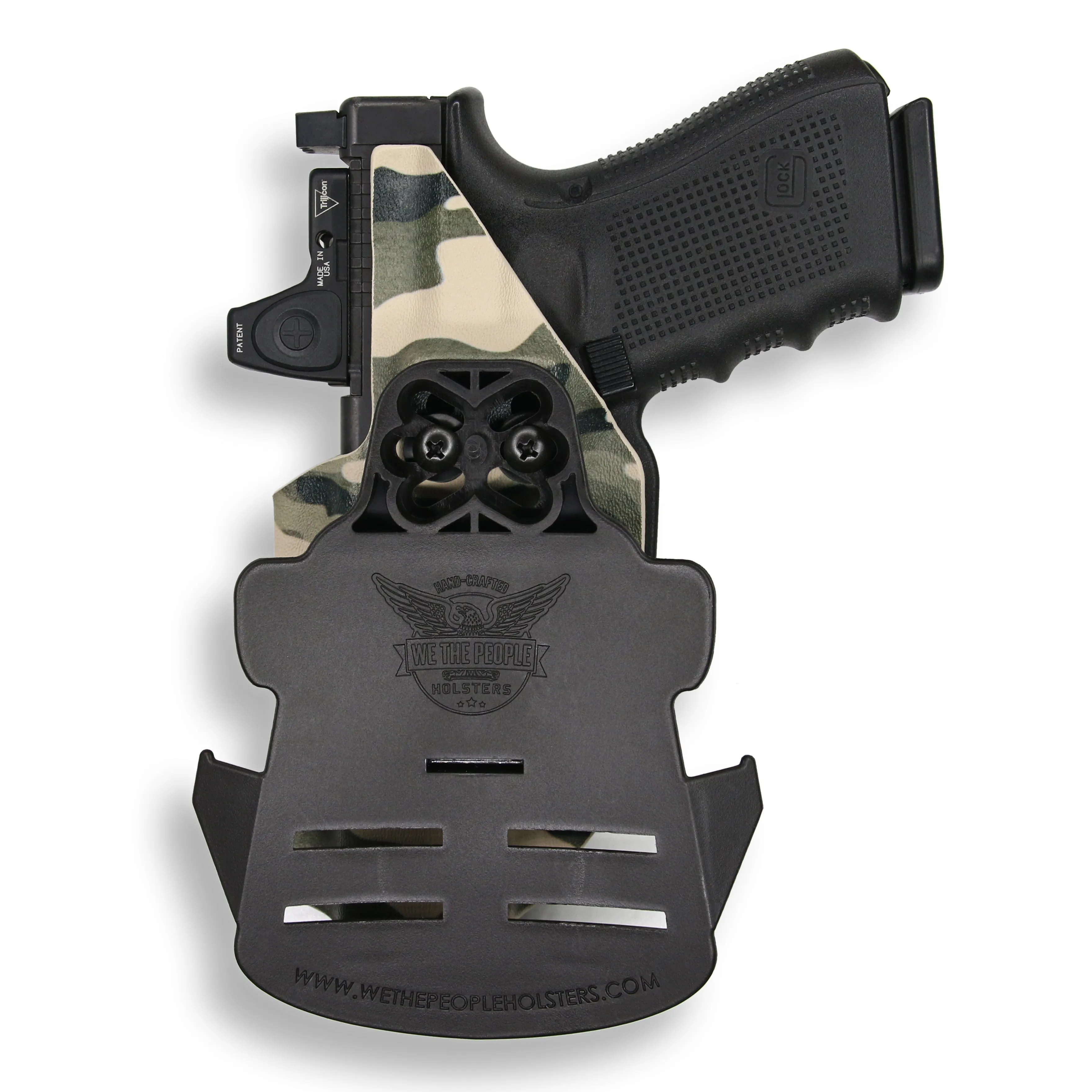 Smith & Wesson M&P 9C/40C / M2.0 3.5"/3.6" Compact Manual Safety with Streamlight TLR-8/8A Light Red Dot Optic Cut OWB Holster