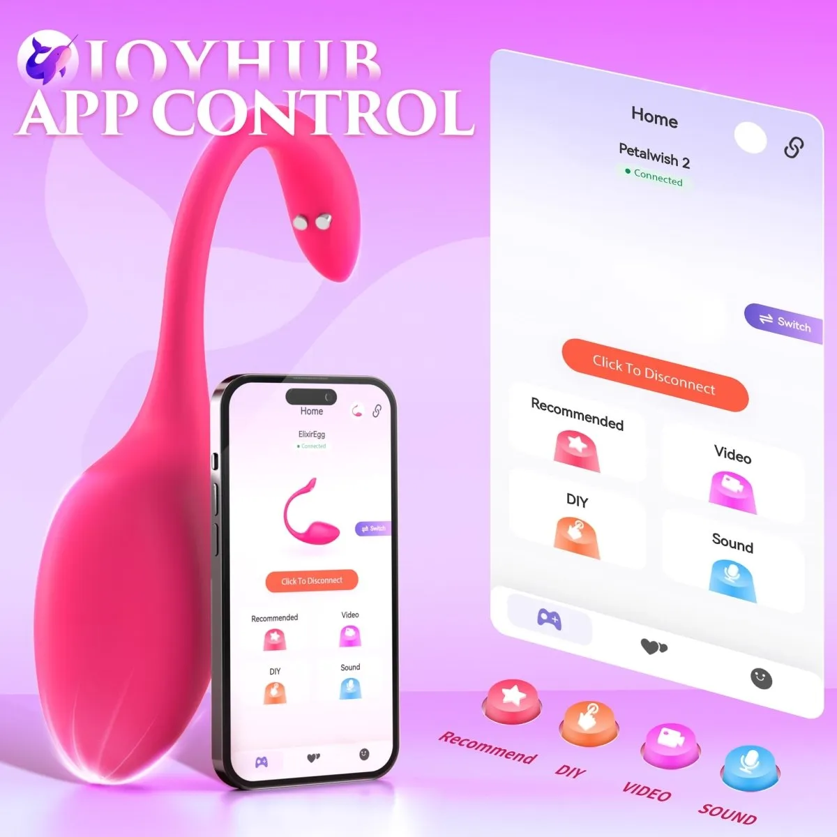 Sohimi Smart Kegel Ball Exercise Vibrator Egg With App Control LILAC