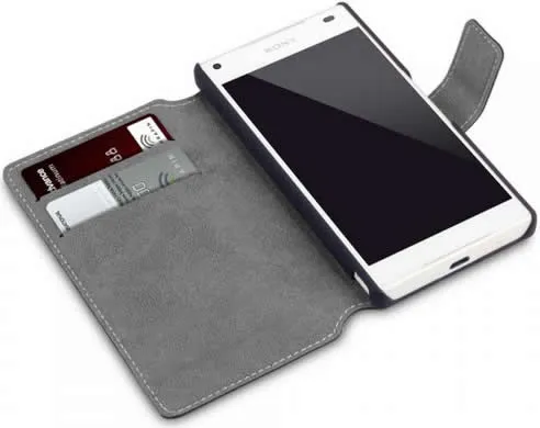 Sony Xperia Z5 Compact Low Profile Wallet Case - Black