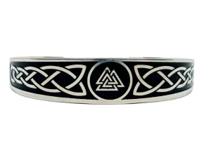 Stainless Steel Valknut Adjustable Bracelet