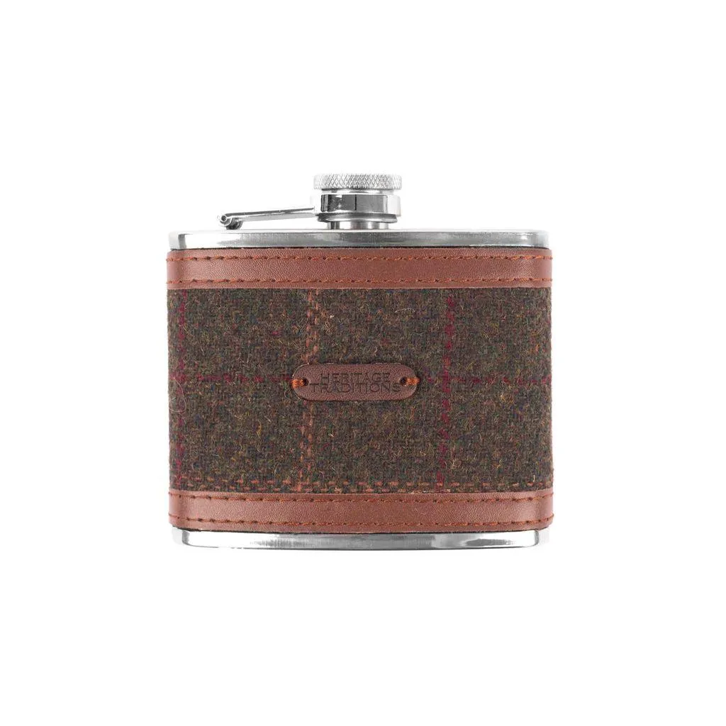 Tweed 4oz Hip Flask