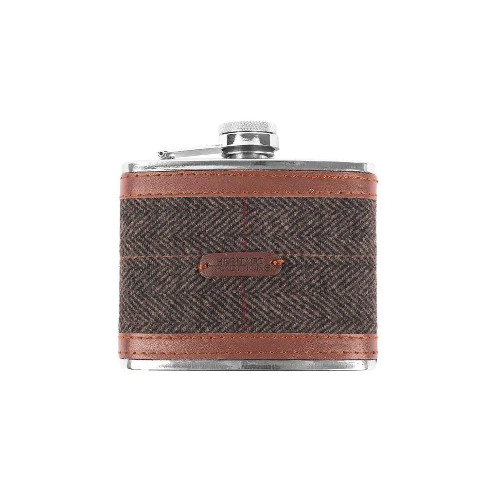 Tweed 4oz Hip Flask