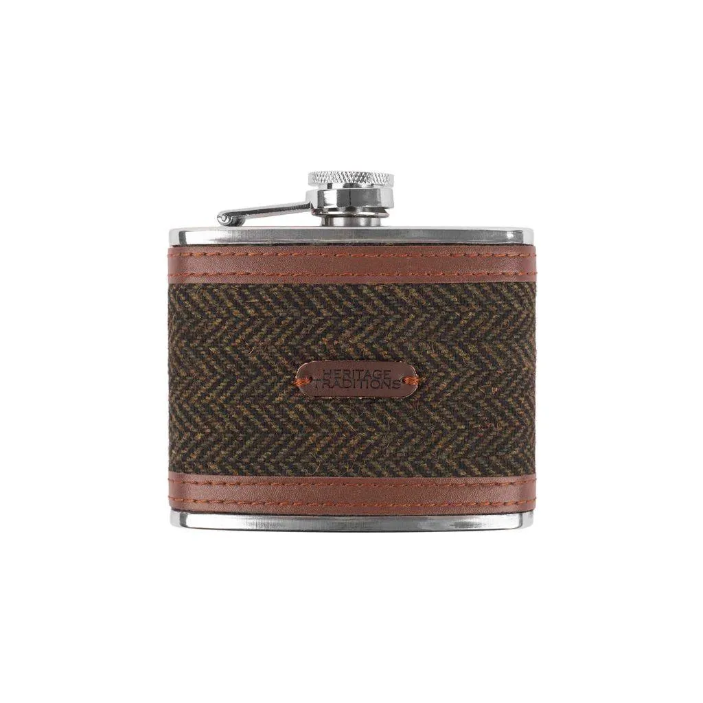 Tweed 4oz Hip Flask