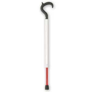 White Support Cane - Adjustable Height