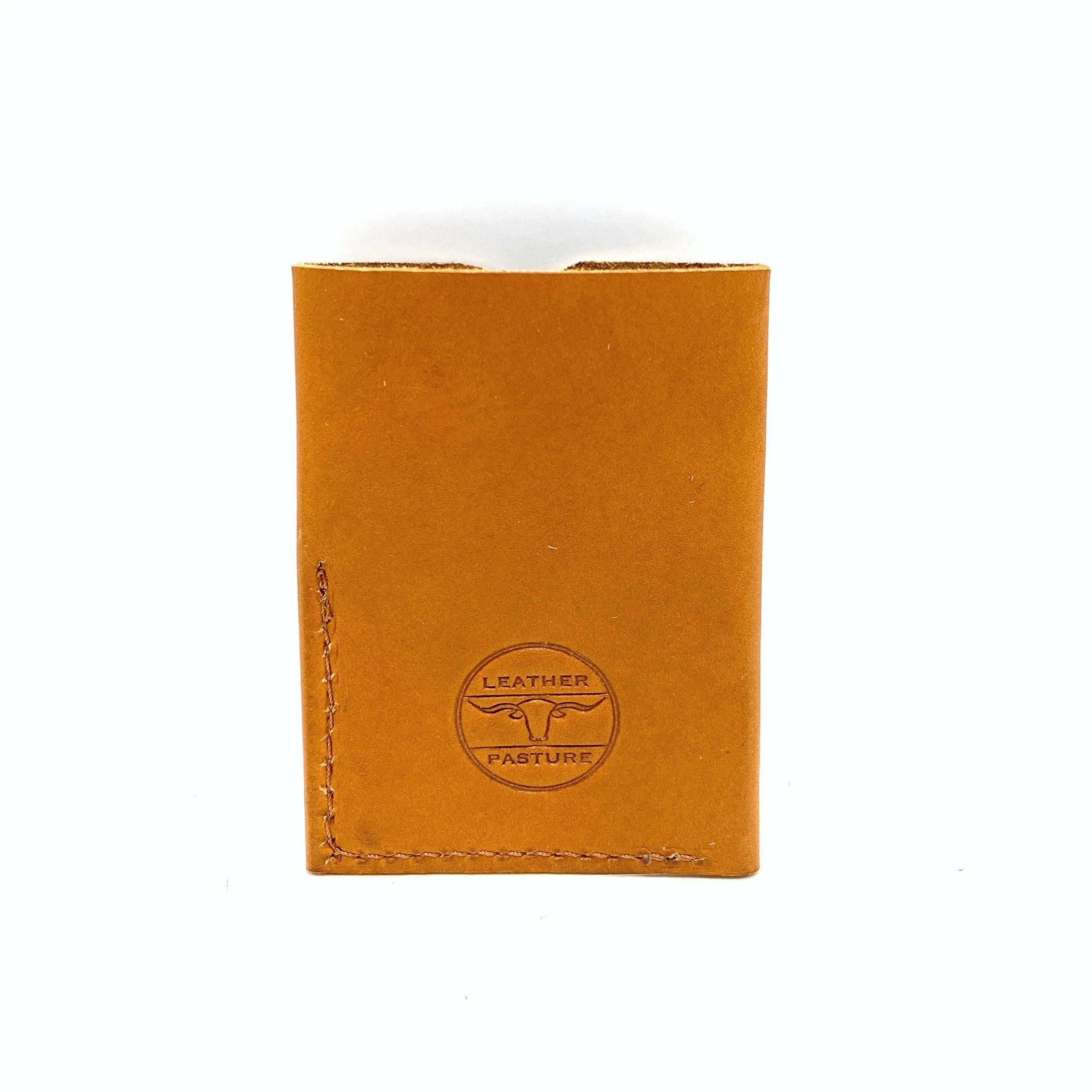 Wrapped Leather Card Holder